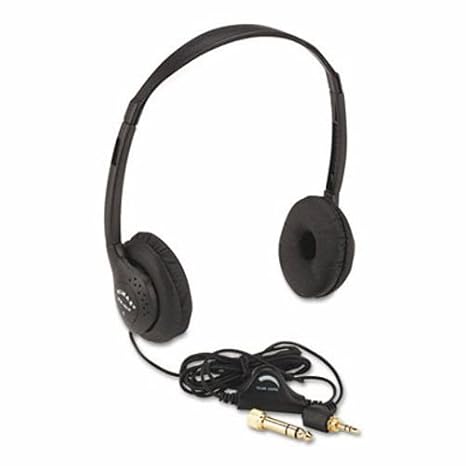 Amplivox Personal Multimedia Stereo Headphones W/Volume Control (1 Unit)