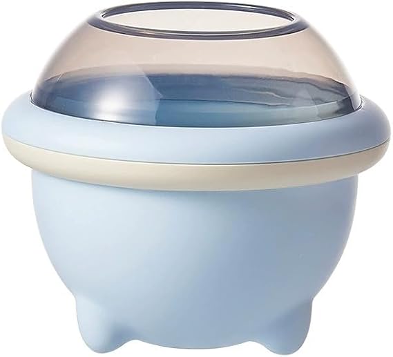 XZR Pen Holder Container Flying Saucer shape Stocking Stuffers Kawaii Multi-Functional Pen/pencil Holder Vivid Desk Organizer Accessory Makeup Storage Office Home Nice Gift (Blue)