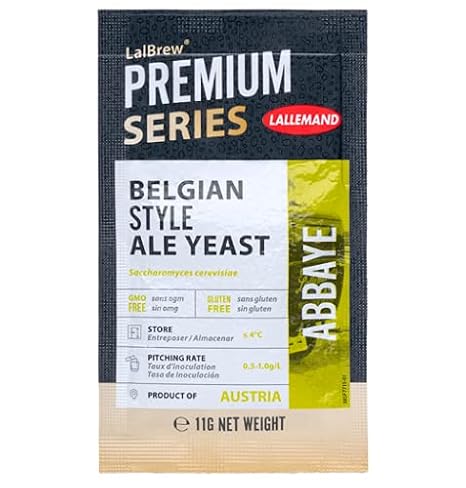 ABBAYETM BELGIAN-STYLE ALE YEAST 11g Packet Lallemand LalBrew Premium Series Dry Brewers Yeast