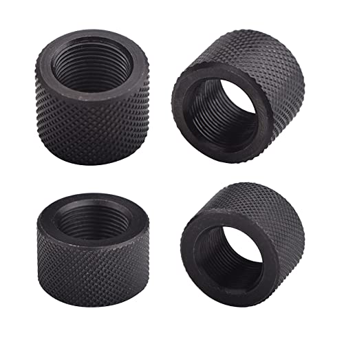 Jingzan 4 Pack 12 x 28 & 58 x 24 Thread Protector Steel for .22LR .223 5.56 & .308 LR308