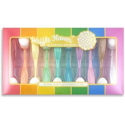 Waffle Flower Blending Brushes WFT021 - Not All Brushes are Created Equal. Waffle Flower Brings You This Set of 10 Blending Brushes for The Best Craft Experience.