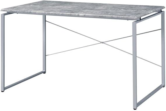 Acme Jurgen Desk in Faux Concrete