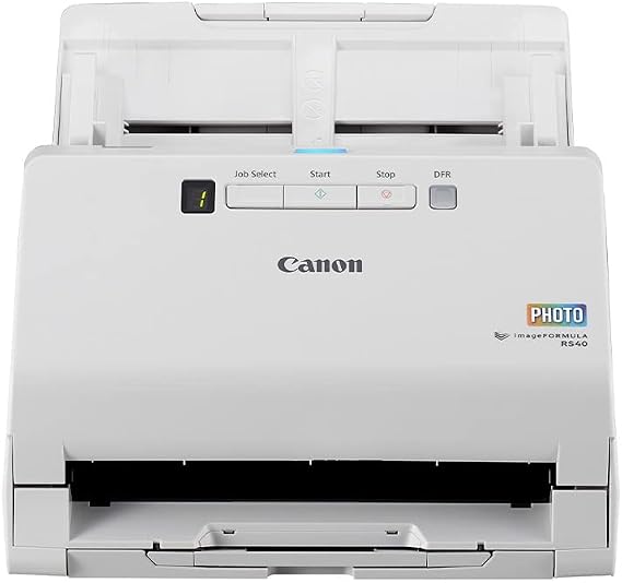 Canon imageFORMULA RS40 - Photo and Document Scanner, Auto Document Feeder