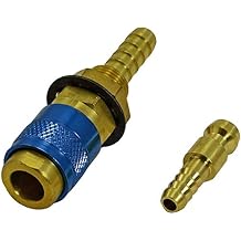 RIVERWELD Argon Quick Connect Fittings Hose Connector for QQ300 PTA DB SR WP 17 18 26 TIG Welding Torch Blue Color