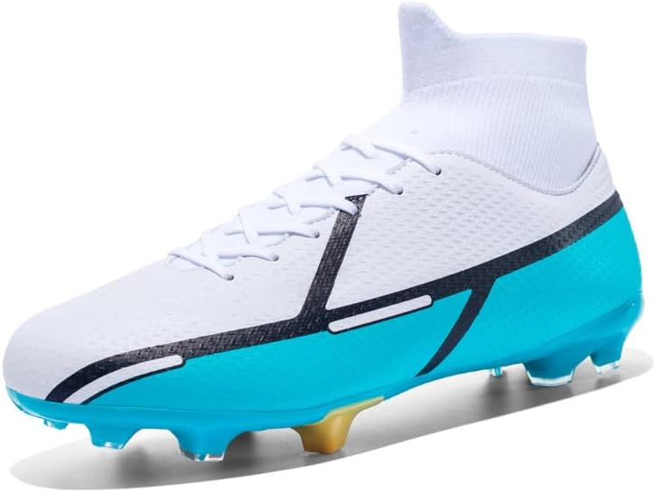 Men's Soccer Shoes High-Tops Youth Athletics Outdoor Football Cleats for Big Boys Training Sneaker