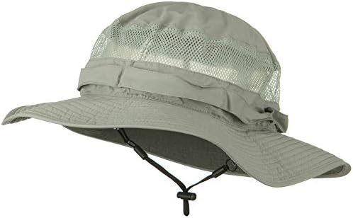 Juniper UV 50 Side Mesh Talson Bucket Hat - Grey M-L