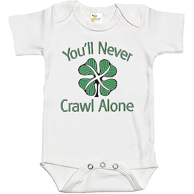 Rapunzie Baby Bodysuit - Youll Never Crawl Alone Celtic Baby Clothes for Infants