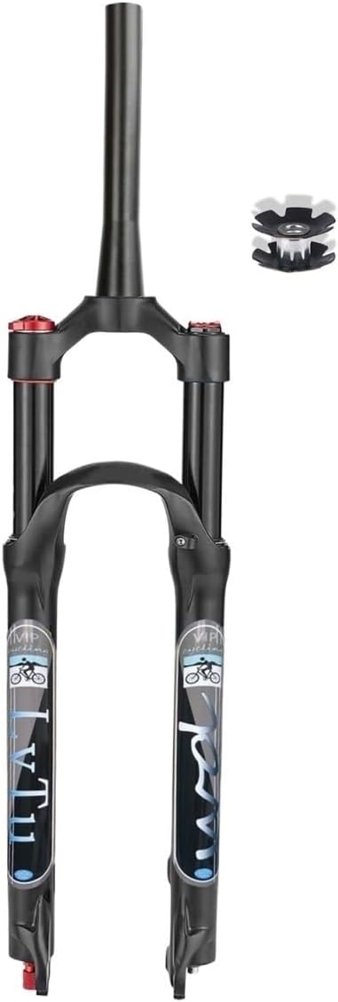 Mountain Bike Suspension Fork 26/27.5/29 Inch 140mm Travel Front Air Forks for Downhill Cycling - Black
