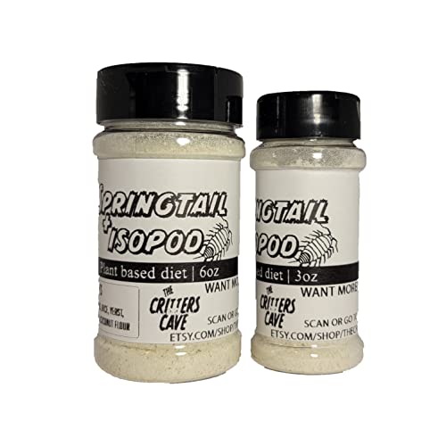 Springtail And Isopod Food | Net wt. 6oz and 3oz | The Critters Cave 6oz