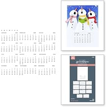 Spellbinders BP-316 DIY 2026 Calendar BetterPress Plate from The Wonderland Collection