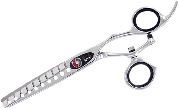 Sensei Shears Swivl 10 Tooth No Line Texture Leaf Spring Tension Shear