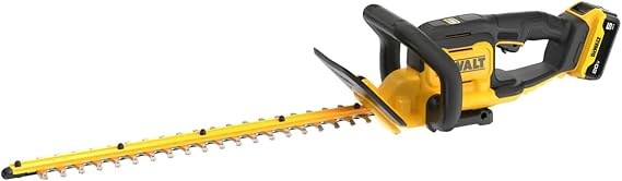 DEWALT 20V MAX 22" Cordless Hedge Trimmer Kit with Battery and Charger Included (DCHT821P1)