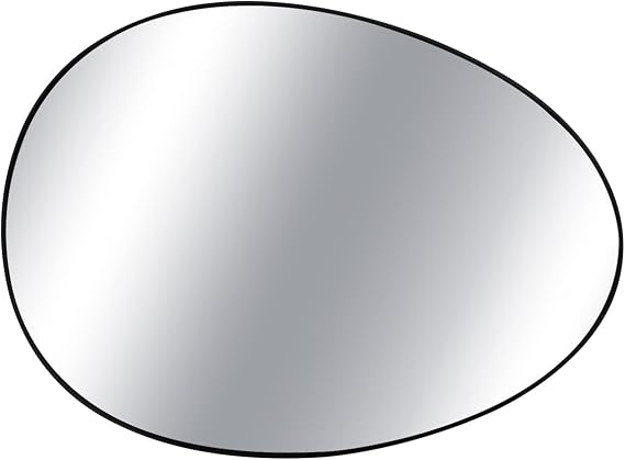 Passengers Right Side Heated Mirror Glass Fit for Mini Cooper 2007-2015 Replace 51169803192 51162755626, Rearview Convex Glass with Rear Holder