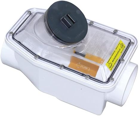 Canplas 223254W PVC Fullport Backwater Valve, 4-Inch