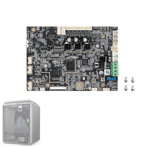Creality K1 Original Replacement Motherboard Kit, Silent Mainboard CR4CU220812S12_32 with TMC2209 & X2000E for 3D Printer Repair
