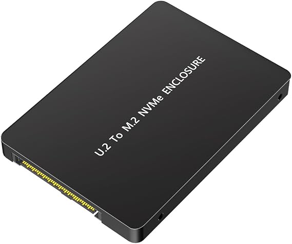 New Version M.2(NGFF) NVMe SSD to U.2 (SFF-8639) 2.5" SSD Adapter , Convert M.2 NVMe SSD to U.2 not for SATA, Black