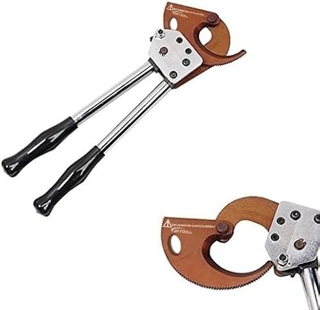 BETOOLL Heavy Duty Aluminum Copper Ratchet Cable Cutters up to 300mm2 Wire Cutters 600mcm
