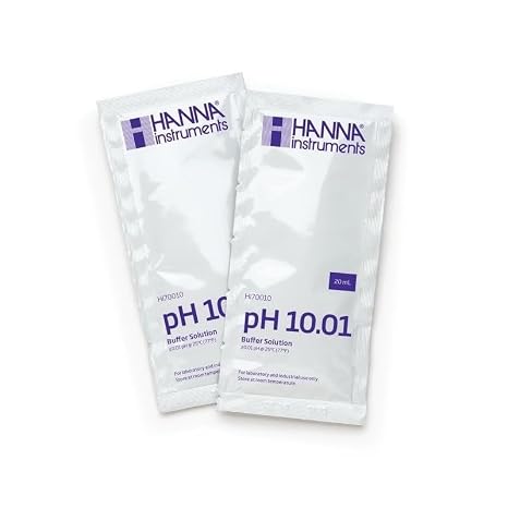 HI70010P pH 10.01 Calibration Buffer Sachets (25 x 20 mL)