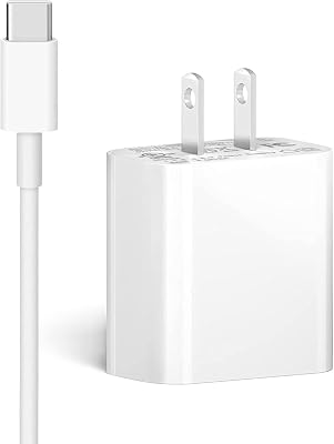 USB-C Charging Rapidly Fast USB C Fast Wall Charger for Xiaomi Redmi Note 11 Pro 5G and Other Xiaomi Devices 18W 3A PD Power Adapter  Extra Long 6.6 Foot USB-C, C-C Cable