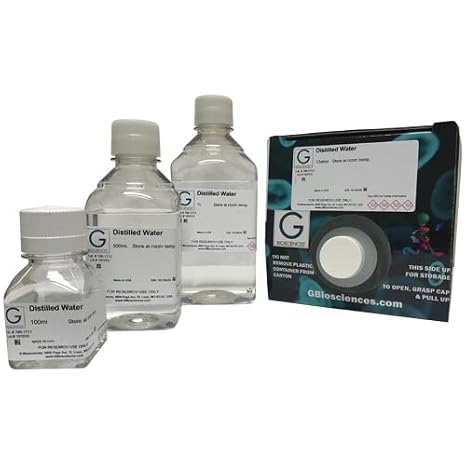 Distilled Water, 4 x 1 US Gallon