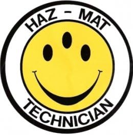 JB Hazmat Three Eyed Smiley Face Decal