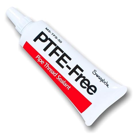 Swagelok MS-TFS-50 PTFE-Free Pipe Thread Sealant | 50cc (1.69 oz) Tube | Non-Hardening Paste for Stainless Steel & Metal Threads | Averts Galling | Temp 65F to 300F | Made in USA