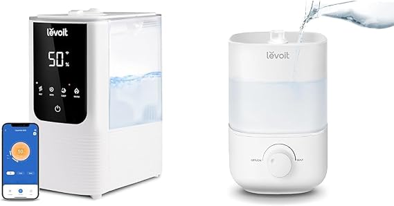 LEVOIT Humidifiers Home Bedroom 4.5L and 2.5L Tank Cool Mist