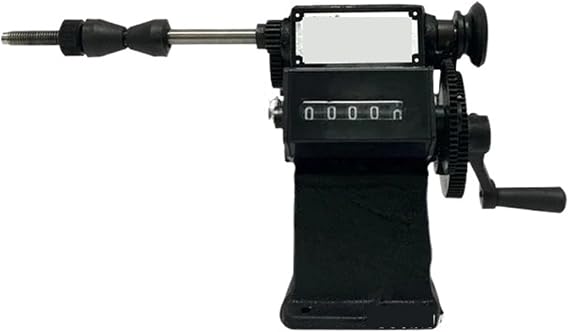 Electronic Winder,Coil winding machine, Manual Winding Machine, Dual-purpose Hand Coil Counting Winding Machine Winder, 0-9999 Count Range Winding for Spirals, Motor Coil, Guitar Pickup Coils