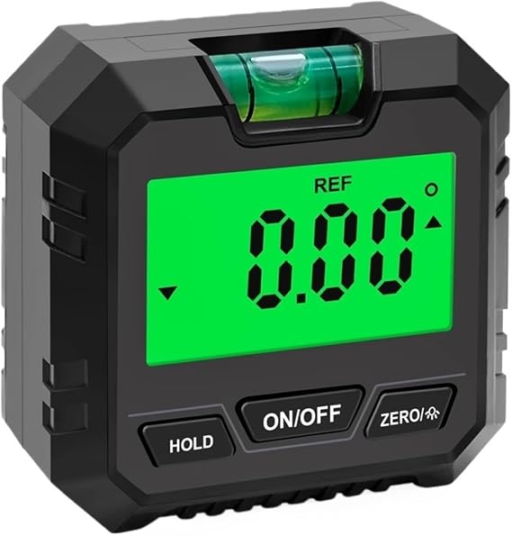 Digital Angle Finder, Level Box Precision Digital Angle Protractor Universal Mini Inclinometer Tester Measuring Tools,Angle Finder(Spirit-Bubble-2)