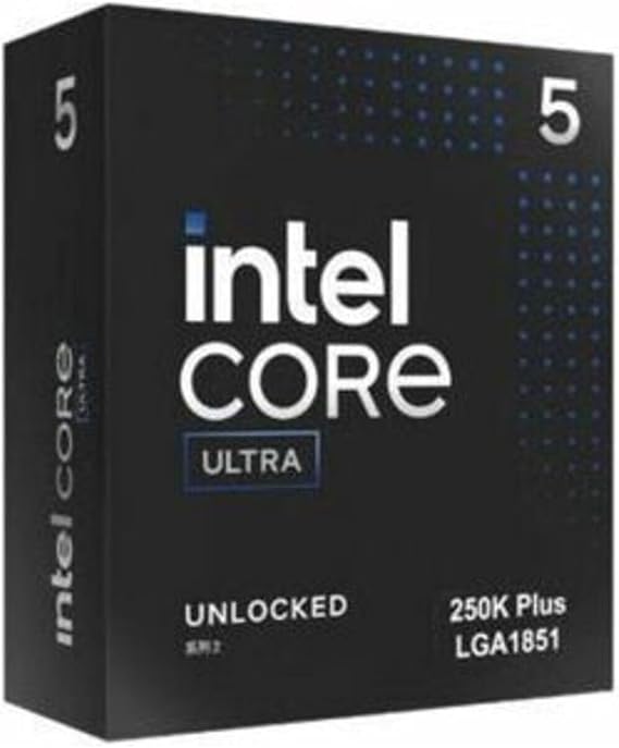 Intel CoreTM Ultra 5 Processor 250K Plus 18 cores (6 P-cores + 12 E-cores) up to 5.3 GHz