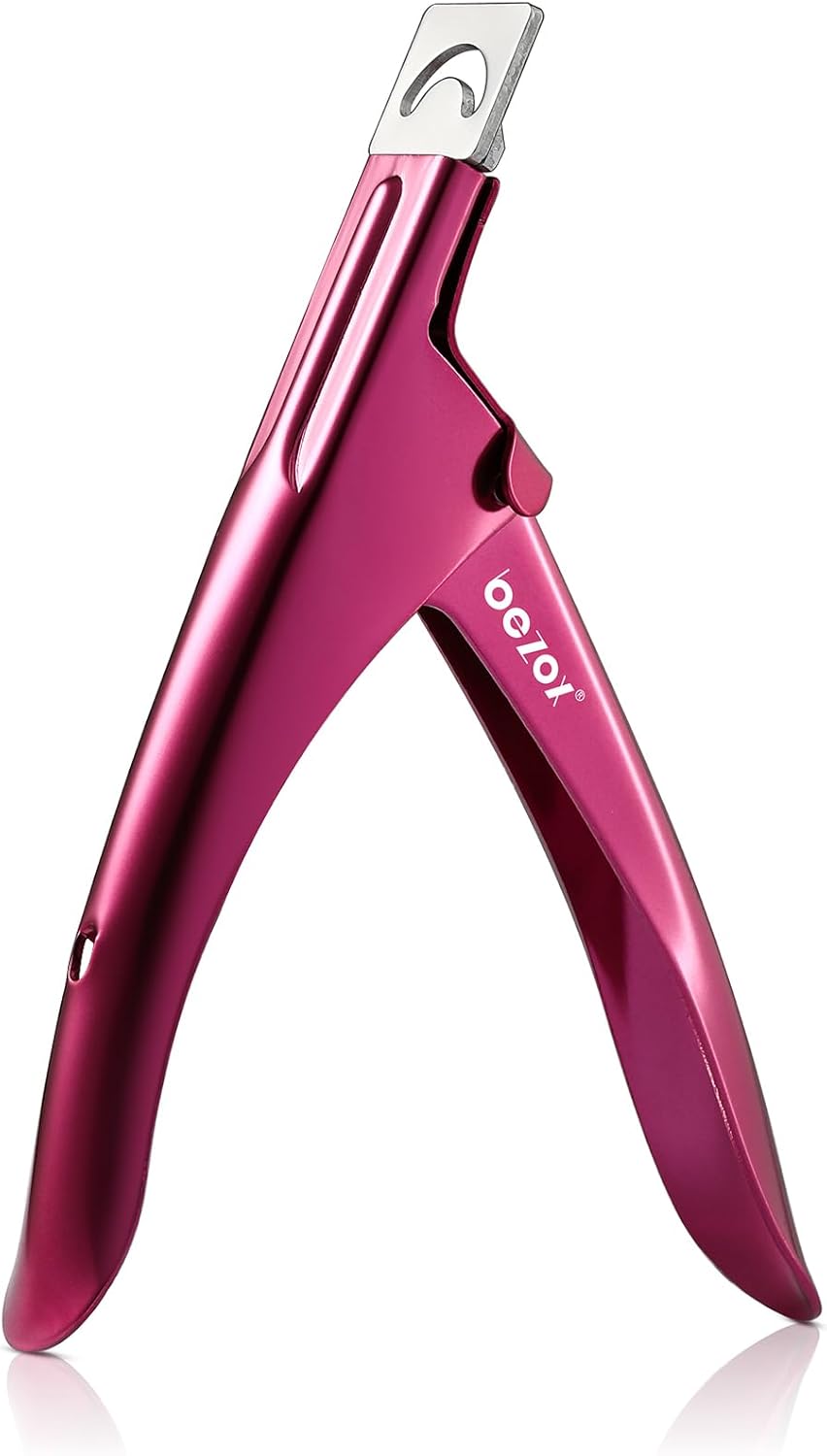 BEZOX Nail Clippers Tip Cutters for Acrylic False Fake Gel Artificial Nails Rustproof Sharp Professional Manicure Pedicure Trimmer