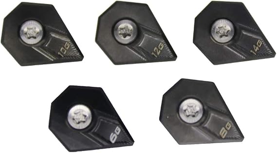 HISTAR 5pcs (6g 8g 10g 12g 14g) Golf Weight Screw for Cobra F9 Driver Head Weight