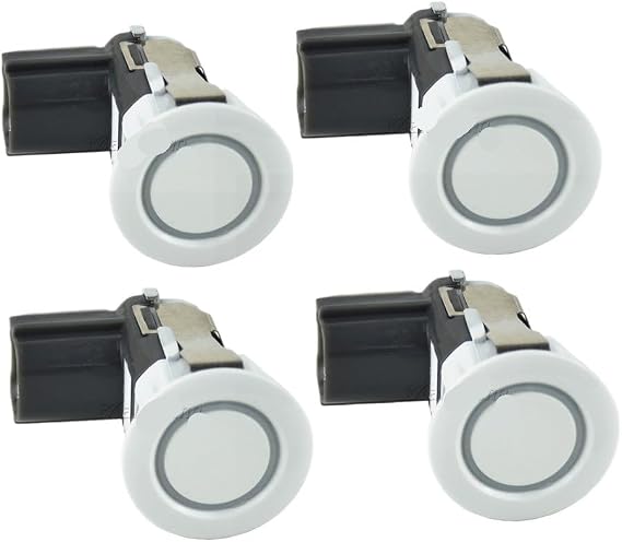 Disc Brake Pad Set 4 pcs/lot/Fit For Mitsubishi Pajero Montero Outlander Grandis Sport ASX Car PDC Parking Sensor/Fit For Nissan Cube/Fit for Infiniti EX35(Front White)