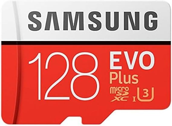 Samsung EVO Plus 128 GB microSDXC UHS-I U3 100 MB/s Full HD & 4K UHD Memory Card with Adapter (MB-MC128GA)