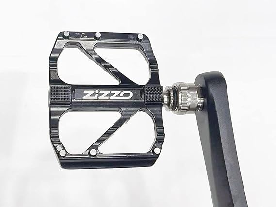Quick Release Bike Pedals with Free Under Saddle Pedals Holding Bracket