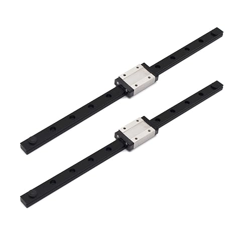 MGN12H 300mm Premium Linear Rail Guide 2pcs MGN12 Linear Slide 8mm for 3D Printer and CNC Machine Upgrade (2pcs/Pack)