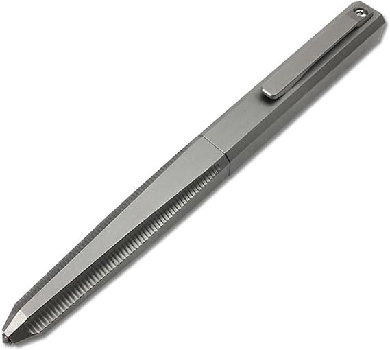 Titanium Ballpoint Pen,Multifunctional Pocket EDC Pen with Cap
