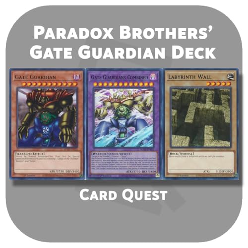 Complete Custom Deck for Yu-Gi-Oh! - Paradox Brothers Gate Guardian & Labyrinth Fusion Deck