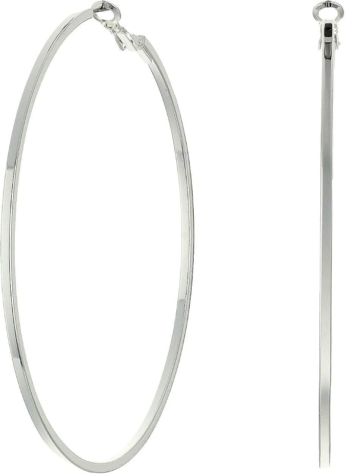 GUESS Basic Extra-Large Thin Hoop Earrings