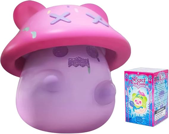 BEEMAI Ghost Bear The Secret Bear Garden Series 12PC Random Design Cute Figures Collectibles Birthday Gift (Whole Set)