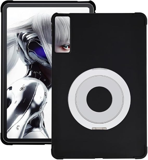 RedMagic Nova Gaming Tabletと互換性がある ケース＆タブレットスタンド - ブラック+シルバー