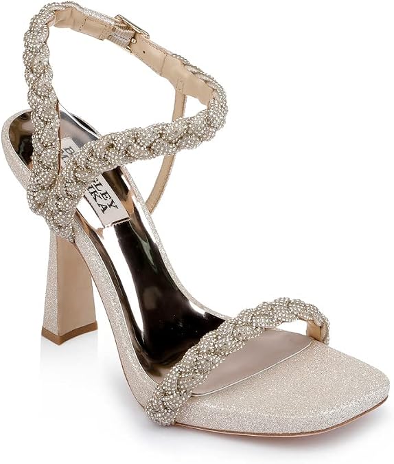 Badgley Mischka Women's Fennel Braided Spool Heel