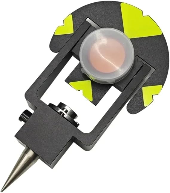 641662 Survey Peanut Prism Replacement for Leica GMP101 Mini Prism, Total Station Tilt Prism, +17.5mm Offset, Copper Coated
