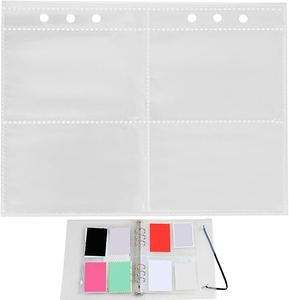 A5 Translucent Binder 6 Hole Adjustable Mini Photo Album