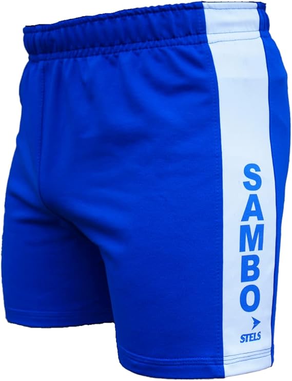 STELS Sambo Shorts - European Martial Arts Clothes - 100% Cotton FIAS Certified - Sambo Self Defense Martial Arts Uniform