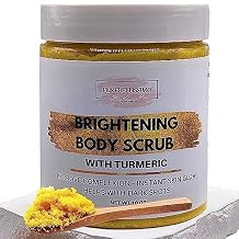 SUGAR BODY SCRUB Brightening Turmeric Exfoliant for Dark Spots