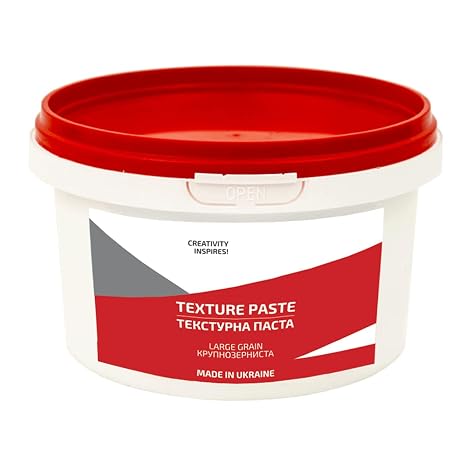 Texture Paste 280 ml Coarse – Professional Modelling Paste for Canvas & Acrylic Painting | White Flexible Acrylic Filler for Textured Art & DIY Projects