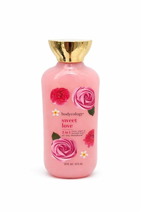 sweet love body wash & bubble bath all day moisture 16 fl oz/473 ml