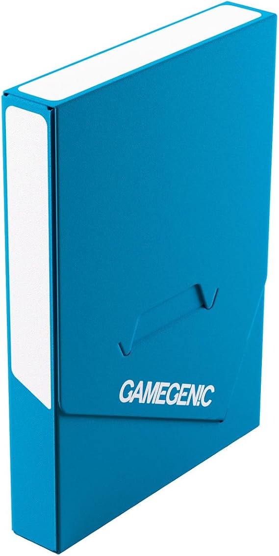 Gamegenic Cube Pocket 15+ Deck Box - Slim Card Holder for Cube Drafting and Card Protection, Modular System Perfect for TCGs, LCGs, Board Games and RPGs, Blue Color, Made