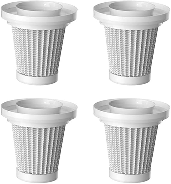 4 Packs for Replacement for Vacuum Filters for Cromoce VAC01 VAC02, Saker HL107 HL132 HL133, CUGEFRE ST-6691Plus, HRYCF-07081